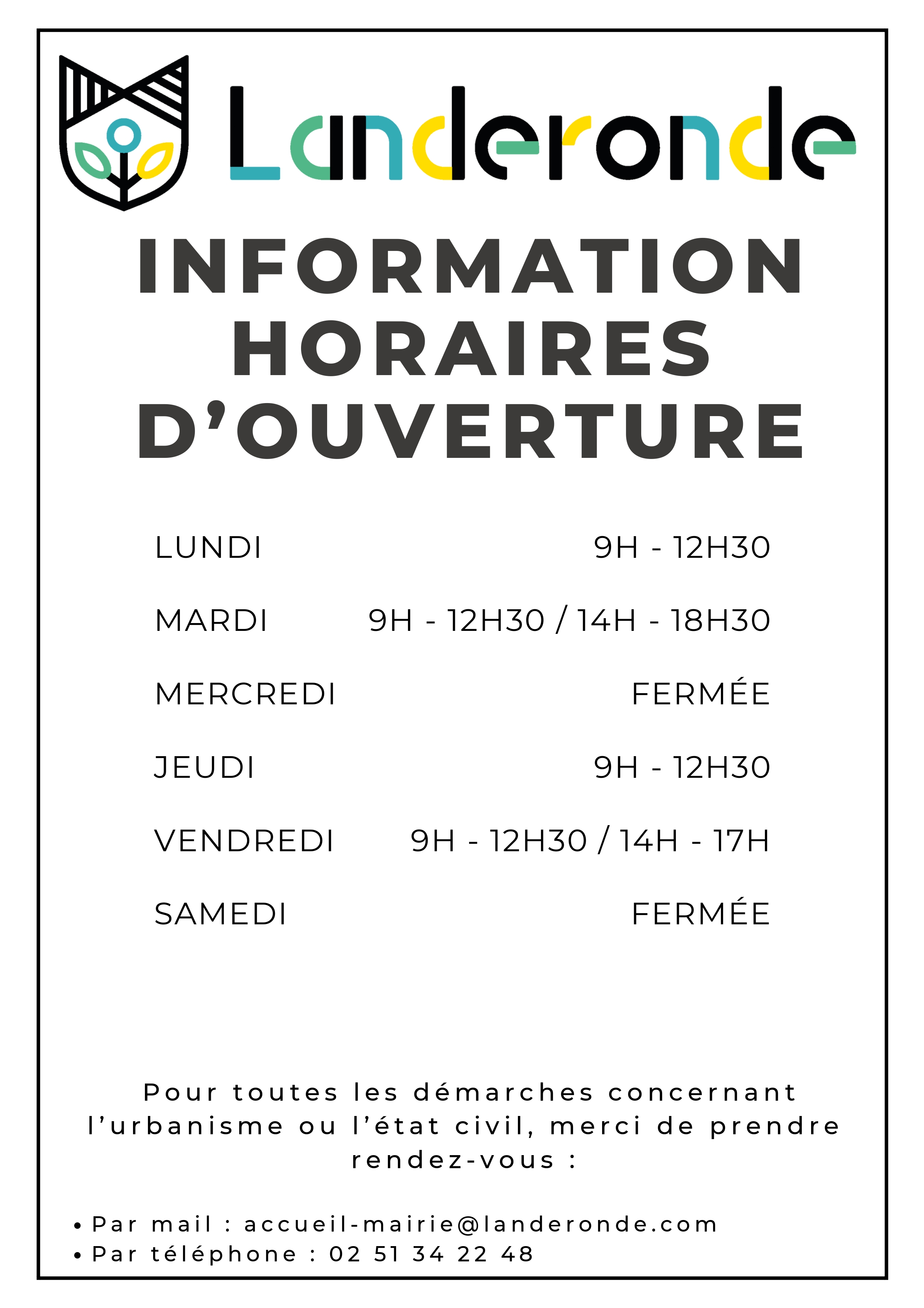 INFORMATION HOAIRES DOUVERTURE page-0001